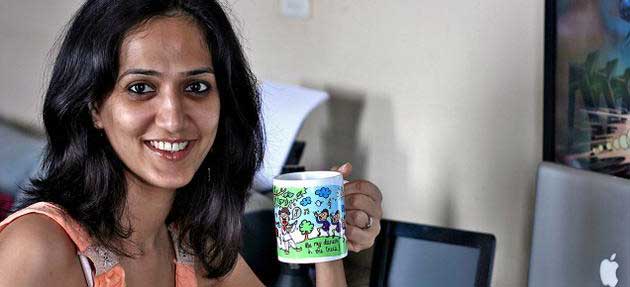 Shubhra Chadha, Shubhra Chadha Chumbak,  Shubhra Chadha with cup, Shubhra Chumbak